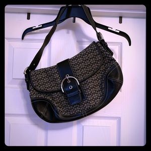 Classic coach logo purse